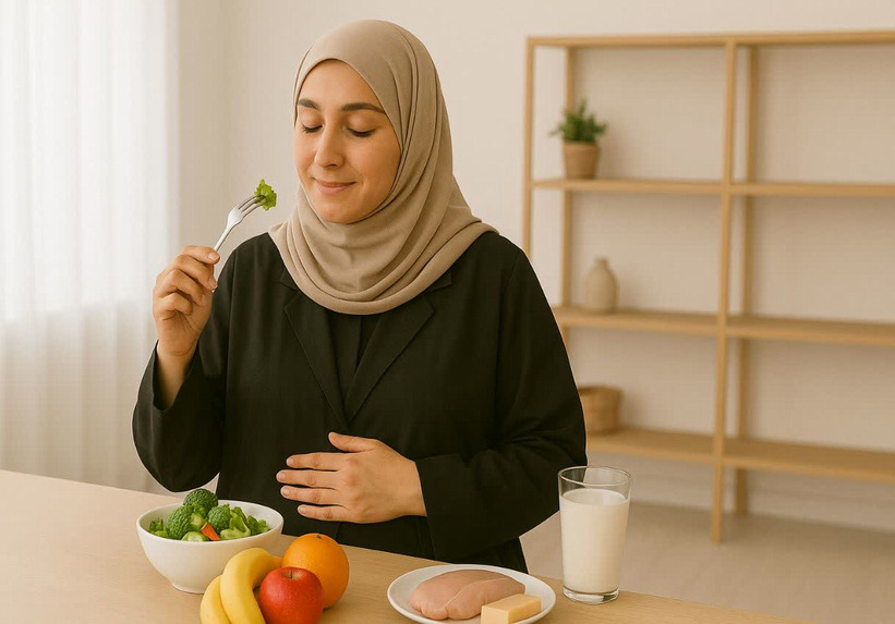 تغذیه مناسب در بارداری